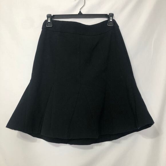 Banana Republic Black Fluted Mini Skirt 0 - Picture 8 of 8